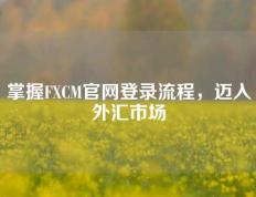 掌握FXCM官网登录流程，迈入外汇市场