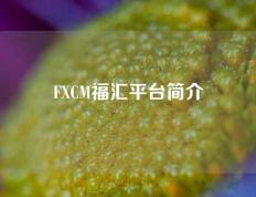 FXCM福汇平台简介