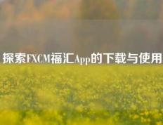 探索FXCM福汇App的下载与使用