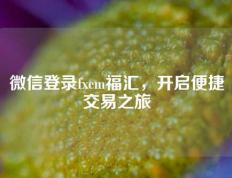 微信登录fxcm福汇，开启便捷交易之旅