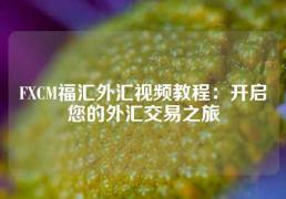 FXCM福汇外汇视频教程：开启您的外汇交易之旅