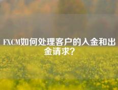 FXCM如何处理客户的入金和出金请求？