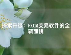 探索升级：FXCM交易软件的全新面貌