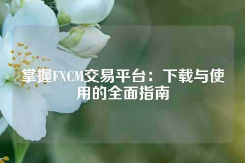 掌握FXCM交易平台：下载与使用的全面指南