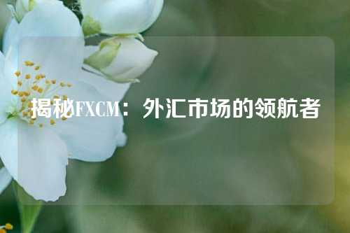 揭秘FXCM：外汇市场的领航者