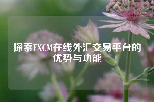 探索FXCM在线外汇交易平台的优势与功能